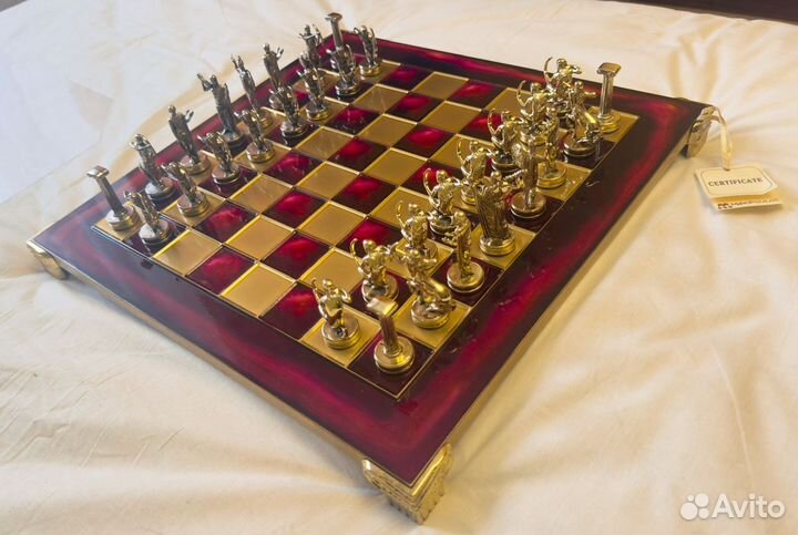 Шахматы подарочные manopoulos битва титанов