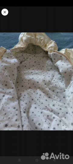 Конверт на выписку молочный 56-62