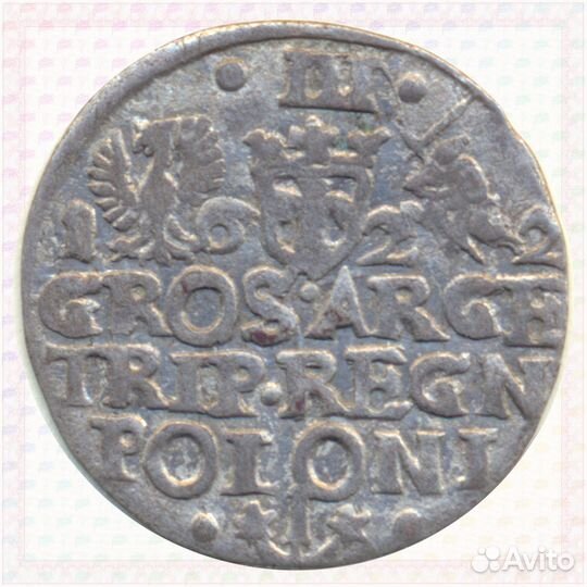 3 гроша (трояк) 1622 Польша
