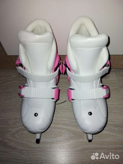Новые раздвижные коньки для девочки