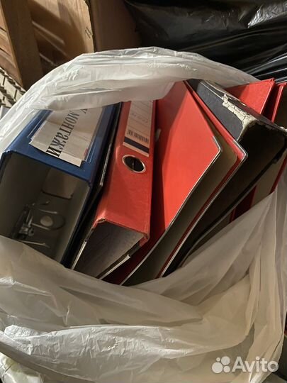 Папки регистратор, архивные для документов много