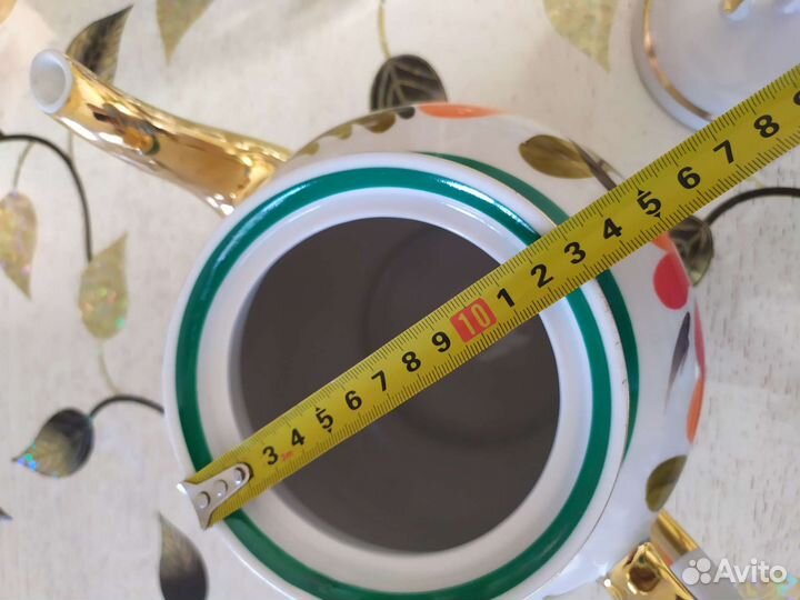 Доливной чайник. Ручная роспись. фз 