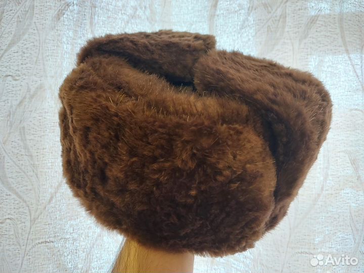 Новая шапка из меха бобра