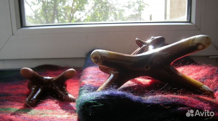 Статуэтки Архар и Козлёнок майолика 1960-е