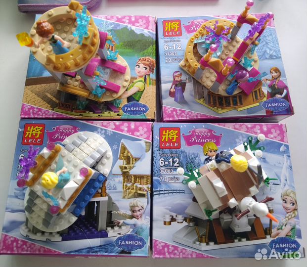 Лего 1000 элементов, 7 наборов