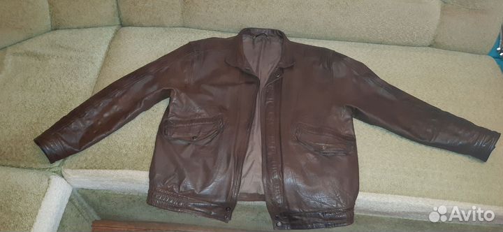 Кожаная куртка мужская