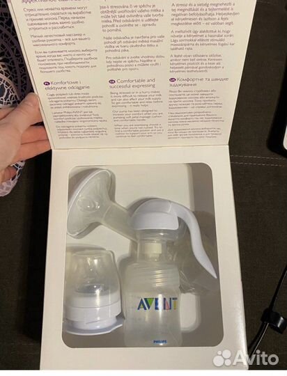 Молокоотсос avent ручной