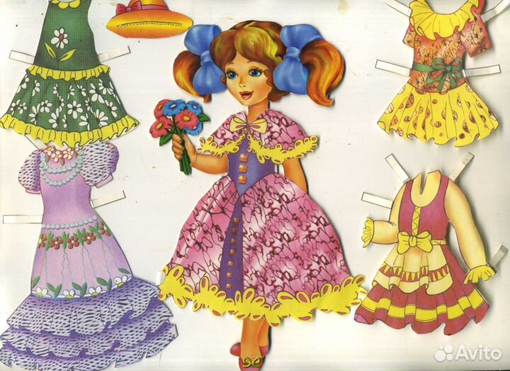 Бумажные куклы 90-е годы