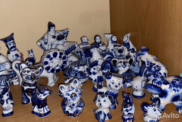 Фигурки гжель