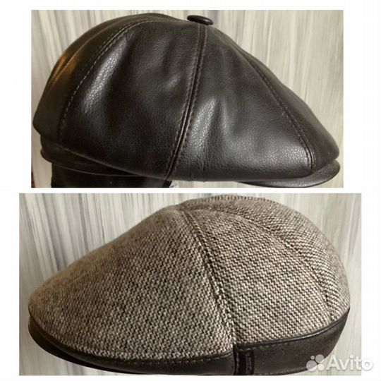 Мужские кожаная кепка и кепка Frant