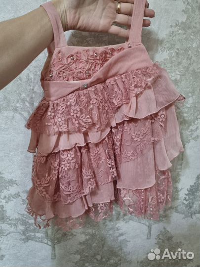 Платье для девочки 86