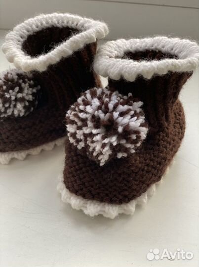 Носки ручной вязки детские