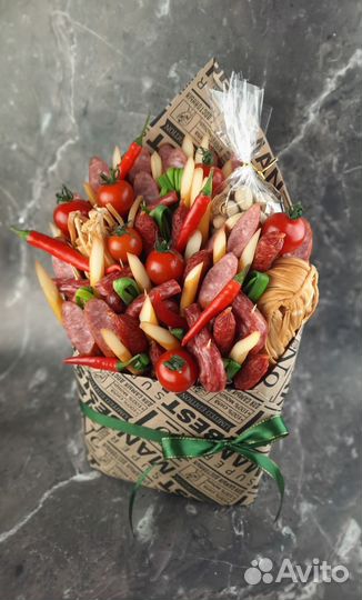 Мужские букеты съедобные