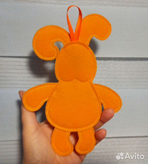 Зайка игрушка детская органайзер подарок