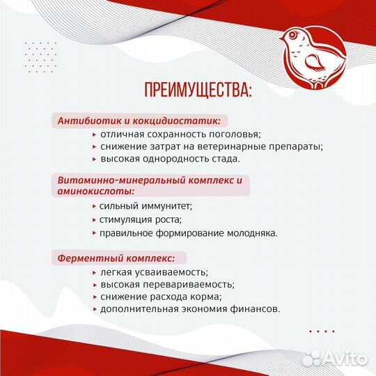 Комбикорм для цыплят, нулевка, старт