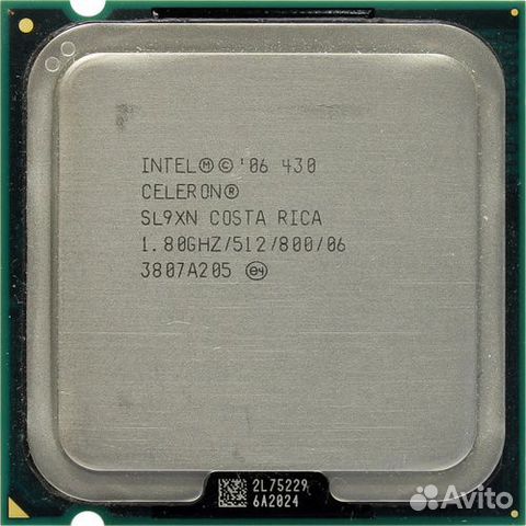 Процессор Intel Celeron 430, 775 сокет