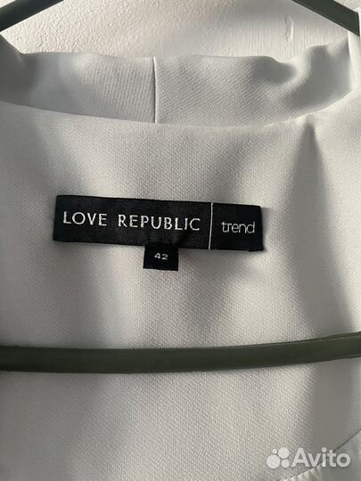 Пиджак женский Love Republic бледно-серый 42, 170