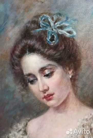 Картина маслом на холсте Портрет девушки