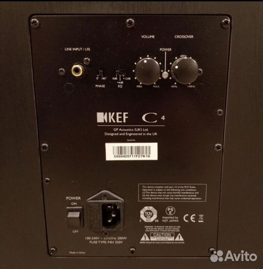 Сабвуфер kef c4