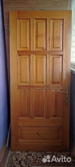 Дверь входная деревянная бу