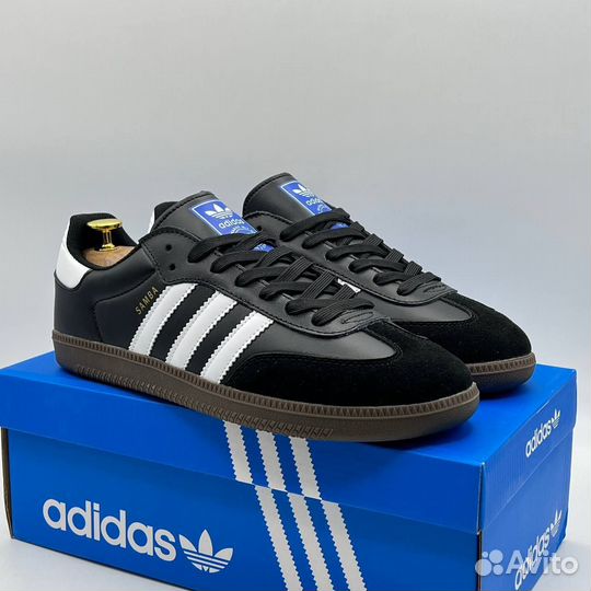 Кроссовки Adidas Samba чёрные 7