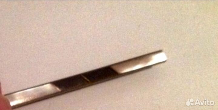 Зажим Винтаж на галстук с перлам. вставками СССР