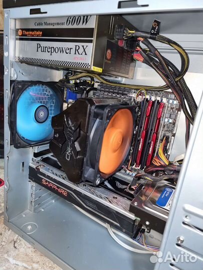 Системник intel core i7/RX480/12гб озу/ssd