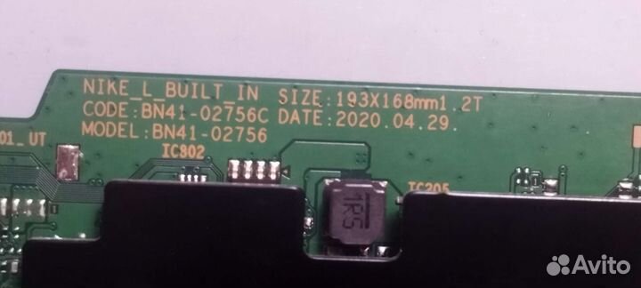 Плата BN41-02756C на телевизор Самсунг UE50TU8000U