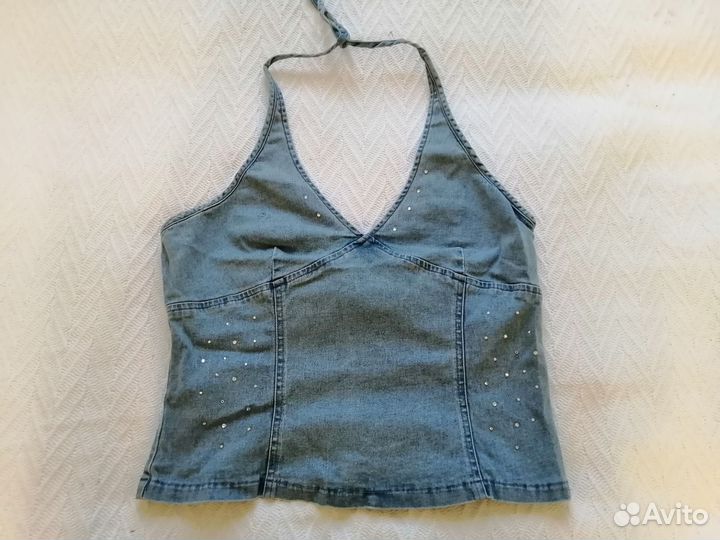 Джинсовый топ женский