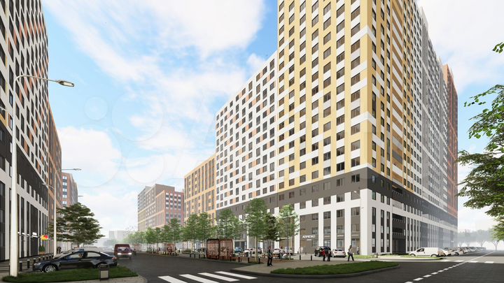 3-к. квартира, 57,5 м², 14/17 эт.