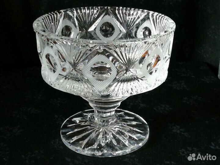 Ваза / Салатник / Конфетница. Хрусталь СССР
