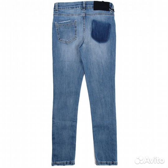 Frankie morello Джинсы голубые с эффектом потертос