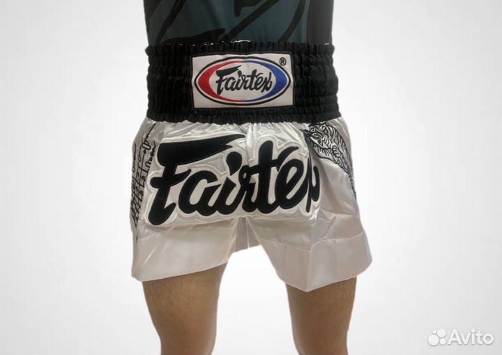 Шорты для муай тай Fairtex White