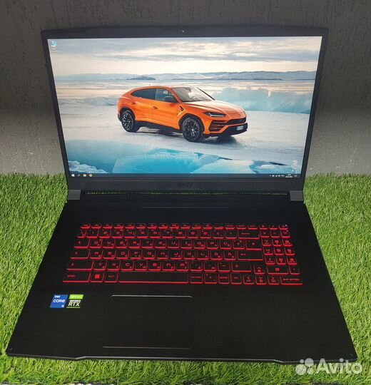 Игровой MSI 17,3 i5 11400H + RTX 3050 + SSD512