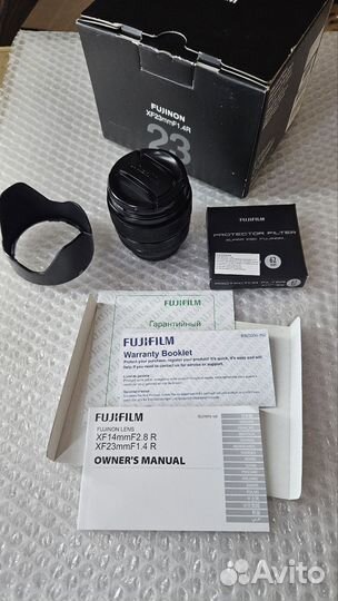 Объектив Fujinon XF 23mm F1.4