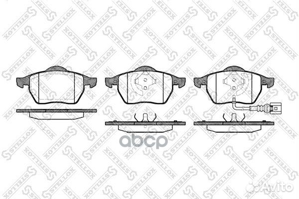 401 041SX 390 41FDB1463 колодки дисковые п. A