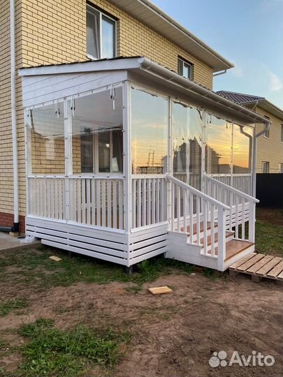 Мягкие окна для террасы