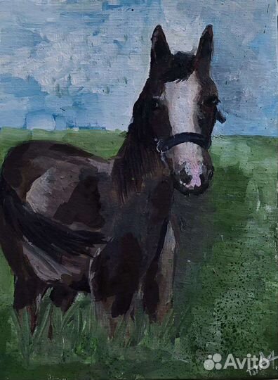 Картина.Гуашь.Холст