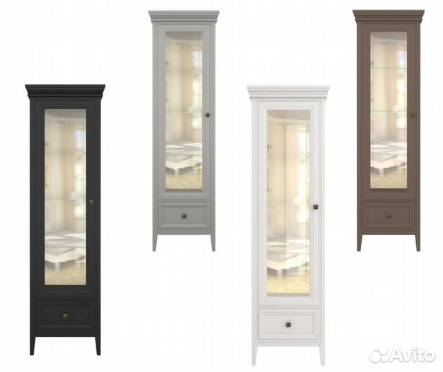 Шкаф - витрина для посуды, стеллаж, библиотека