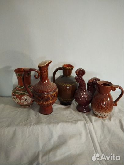 Кувшины, петух керамика СССР б/у