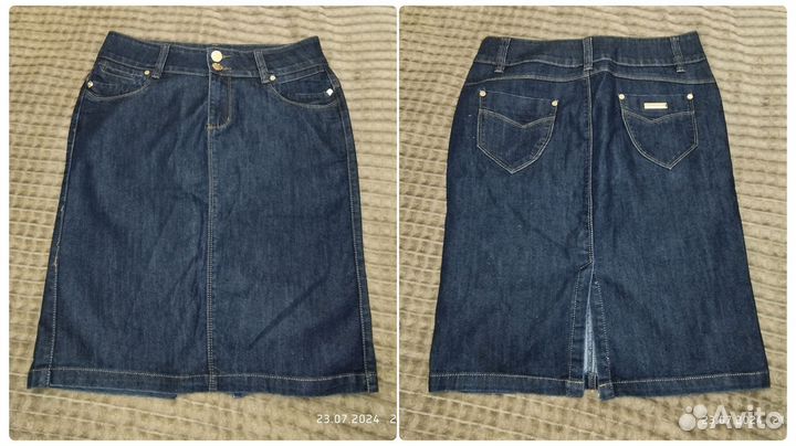 Юбка джинсовая р.48-50