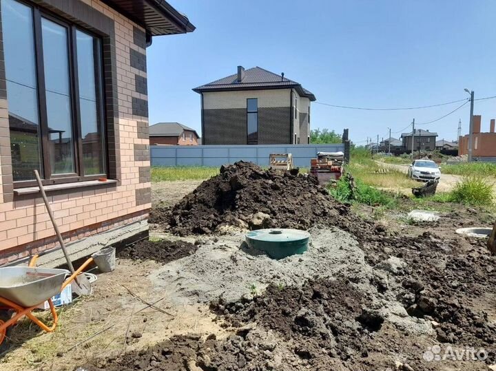 Установка канализации септик под ключ