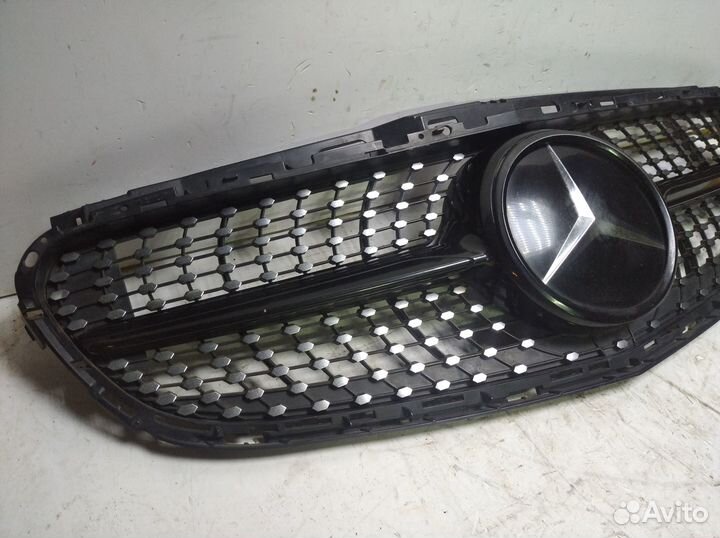 Решетка радиатора Mercedes W212 Diamond 2011-2015