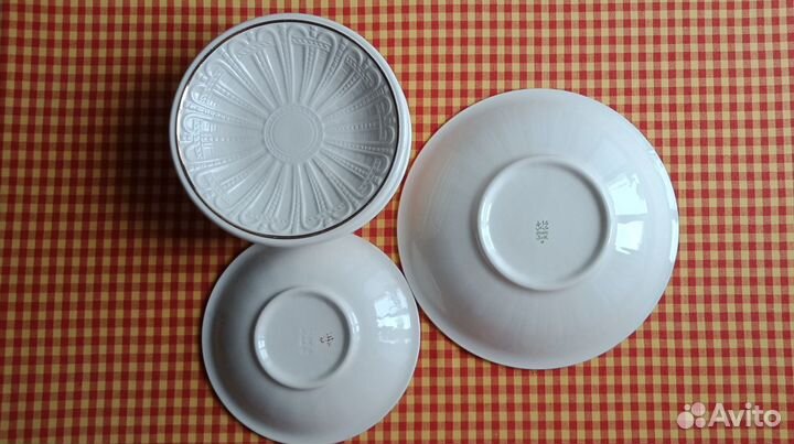 Тарелки рельефные