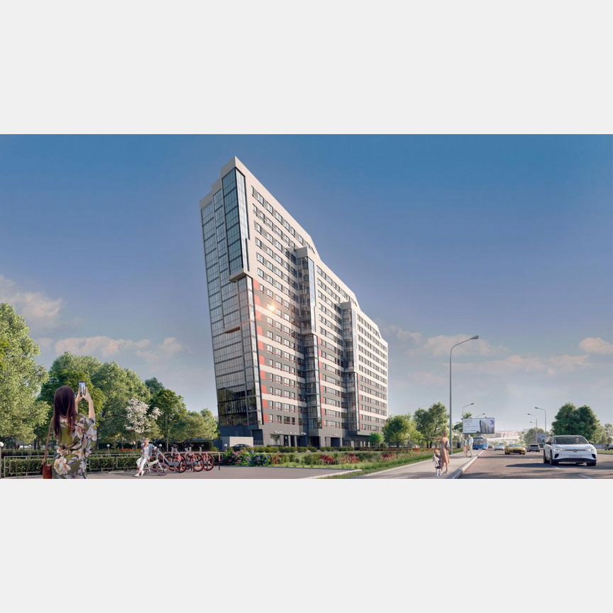 2-к. квартира, 69,1 м², 14/15 эт.