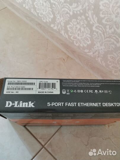 Коммутатор D-Link DES-1005D