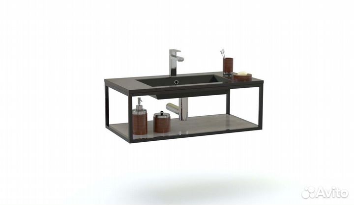 Тумба в ванную лофт