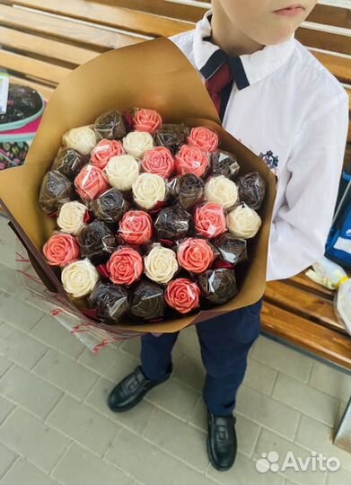 Шоколадные букеты ко дню учителя/воспитателя
