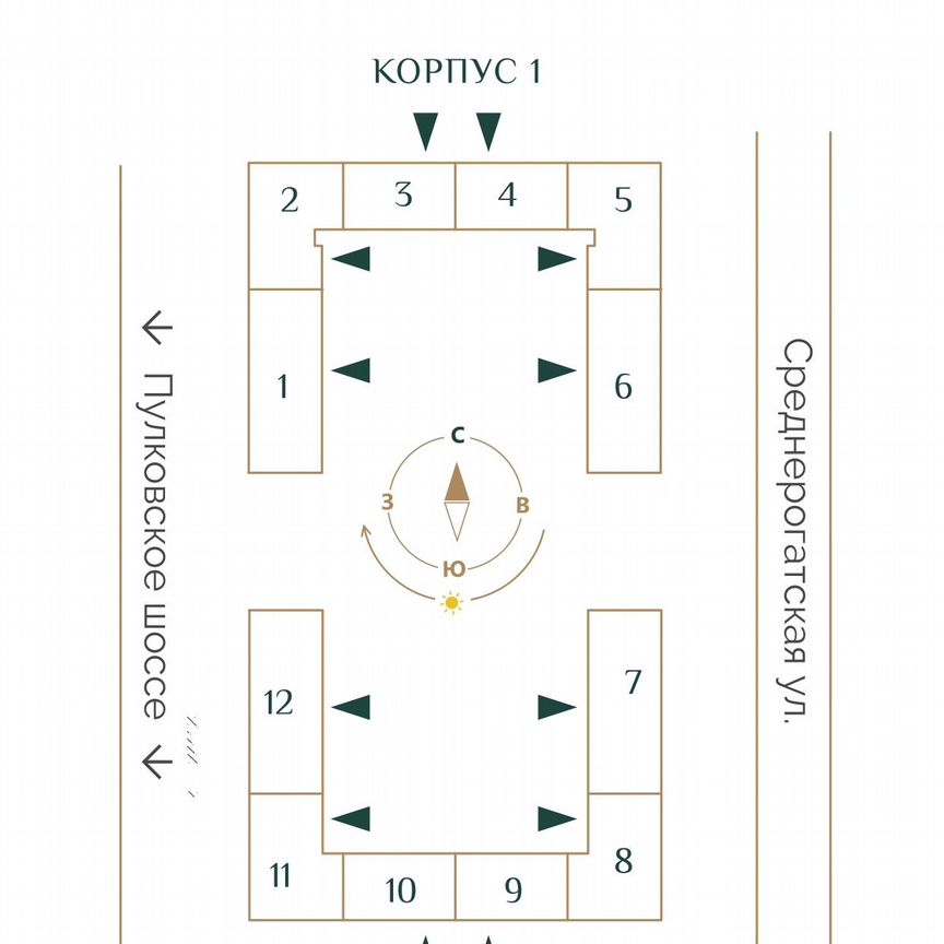 3-к. квартира, 92,6 м², 3/12 эт.