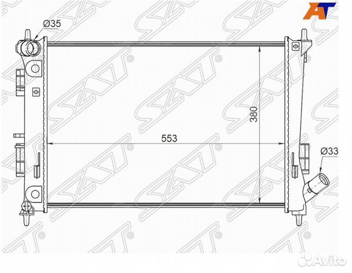 Радиатор Hyundai Creta 15-20